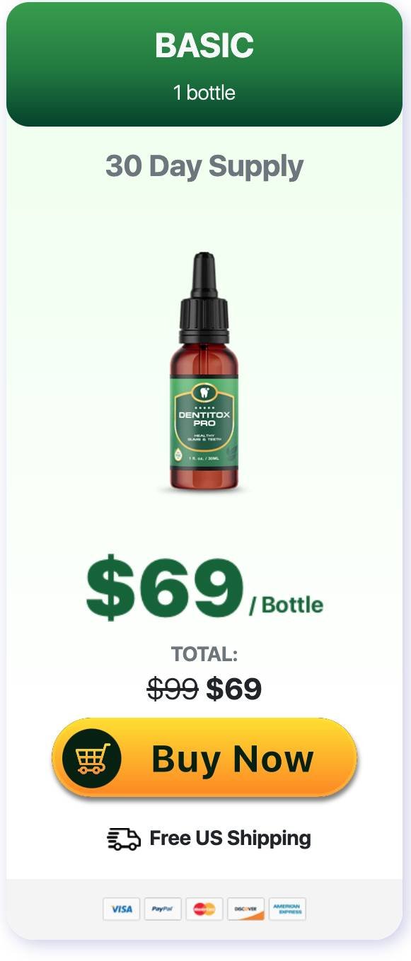 Dentitox Pro 1 bottle