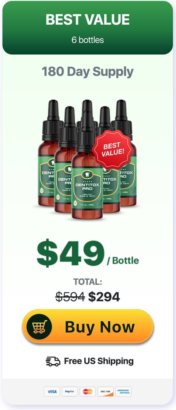 Dentitox Pro 3 bottle